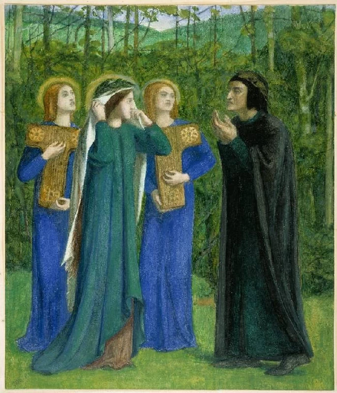 L'incontro di Dante e Beatrice nel Paradiso (1853) - Fitzwilliam Museum, Cambridge